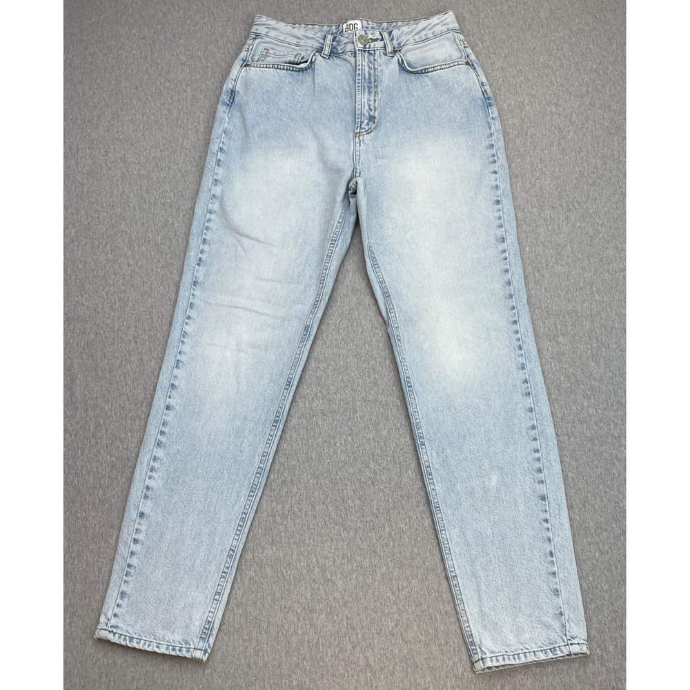 BDG Jeans Womens 27 Blue 100% Cotton Mom High-Rise